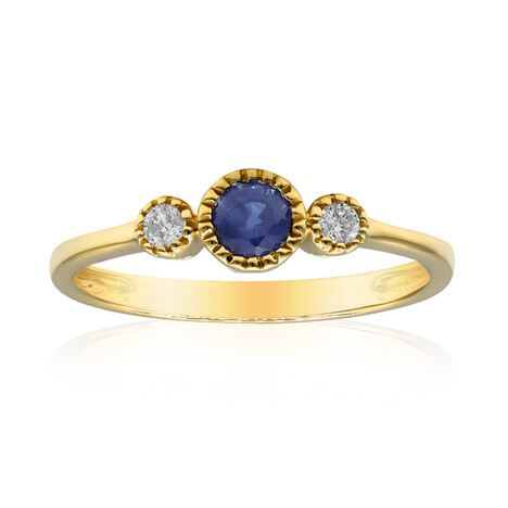 Blauer Ceylon-Saphir-Goldring (CIRARI)