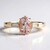 Anello in oro con Morganite AAA
