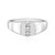Zircon Silver Ring