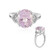 Anello in argento con Kunzite