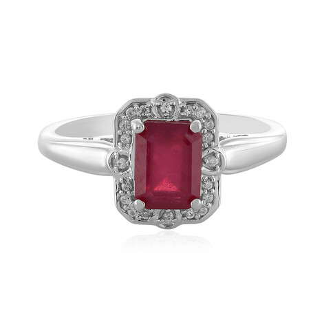 Madagaskar-Rubin-Silberring