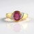 Anello in argento con Zaffiro Rosa del Madagascar
