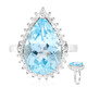 Anello in argento con Topazio Blu Cielo