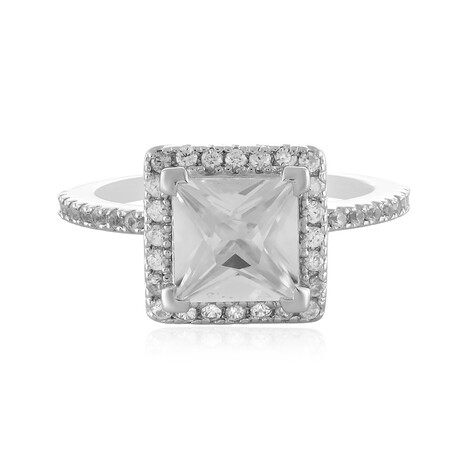 Bague en argent et Zircon (MONOSONO COLLECTION)