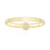 Zilveren ring met een I2 Bruine Diamant