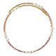 Collana rigida in acciaio con Perla d'Acqua Dolce Bianca (Riya)