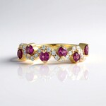 Anello in argento con Rodolite di Naktamunda