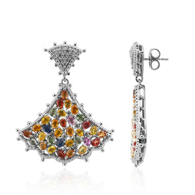 Saphir-Silberohrringe (Dallas Prince Designs)