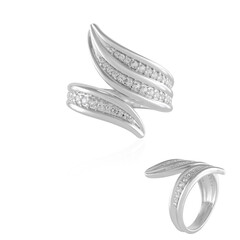 Bague en argent et Zircon (de Melo)