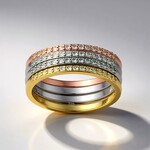 Anello in argento con Peridoto