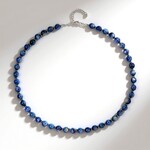 Collana in argento con Cianite del Nepal