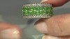 Zilveren ring met Tanzania Tsavorieten