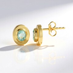 Orecchini in argento con Smeraldo Color Paraiba