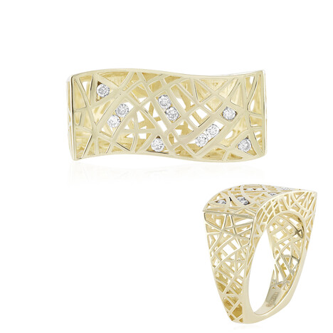 Anillo en oro con Diamante I2 (I) (Ornaments by de Melo)