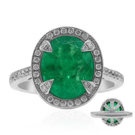 Kolumbianischer Smaragd-Goldring (Estée Collection)