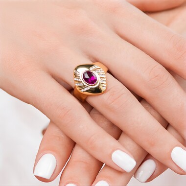 Anillo en oro con Umbalita (Adela Gold)