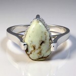 Anello in argento con Magnesite