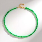 Collana in argento con Opale Verde dell'Etiopia
