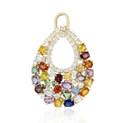 Pendentif en or et Saphir (Adela Gold)