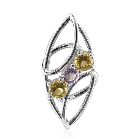 Edelstein-Silberanhänger