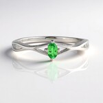 Anello in argento con Lemshuku Tsavorite