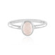 Anillo en plata con Cuarzo rosa (MONOSONO COLLECTION)