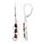 Mozambique Garnet Silver Earrings