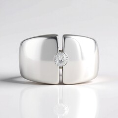 Bague en argent et Zircon (de Melo Essence)