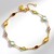 Bracciale in argento con Topazio Blu Cielo