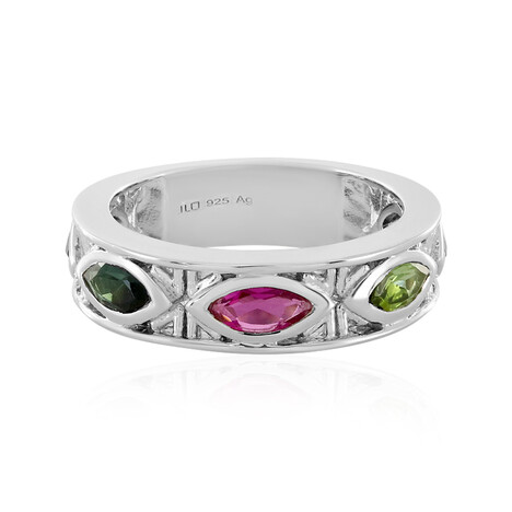 Fancy Tourmaline Silver Ring (SAELOCANA)
