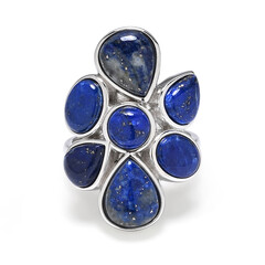 Lapislazuli-Silberring