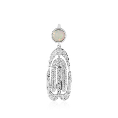 Pendentif en argent et Opale Welo (MONOSONO COLLECTION)