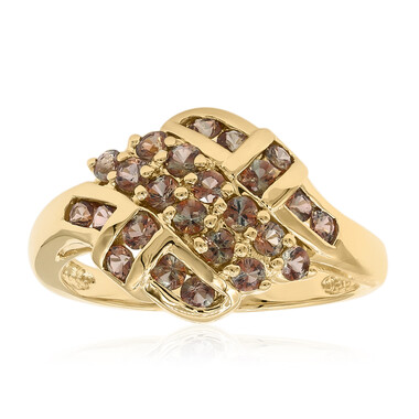 Bague en or et Andalousite