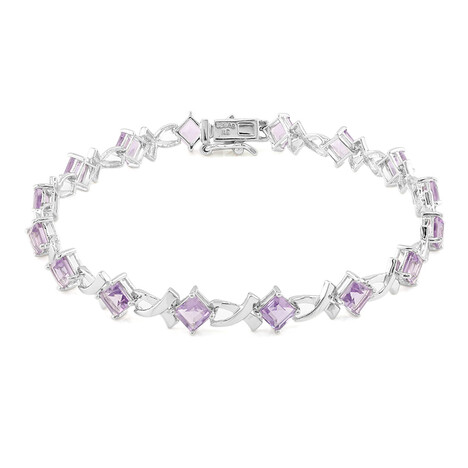 Amethyst-Silberarmband