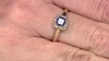 Anillo en oro con Tanzanita AAA