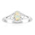 Anillo en oro con Ópalo de Mintabie