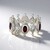 Anello in argento con Granato d’India (Dallas Prince Designs)