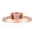 Bague en or et Morganite AAA (CIRARI)