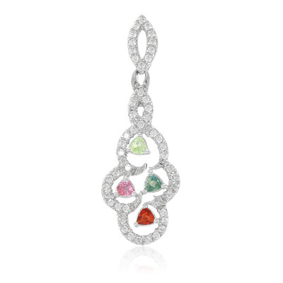 Pendentif en argent et Tourmaline Paraïba
