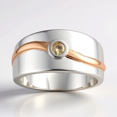 Anello in argento con Diamante Argyle Rose de France I1 (Annette)