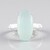 Anello in argento con Calcedonio Acqua