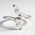 Anello in argento con Zircone