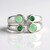 Anello in argento con Crisoprasio (KM by Juwelo)