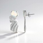 Orecchini in argento con Opale di Welo (SAELOCANA)