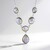 Collana in argento con Labradorite