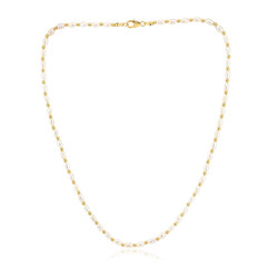 Collier en argent et Perle blanche de culture d'eau douce