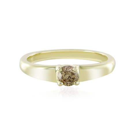 Bague en or et Diamant champagne I2