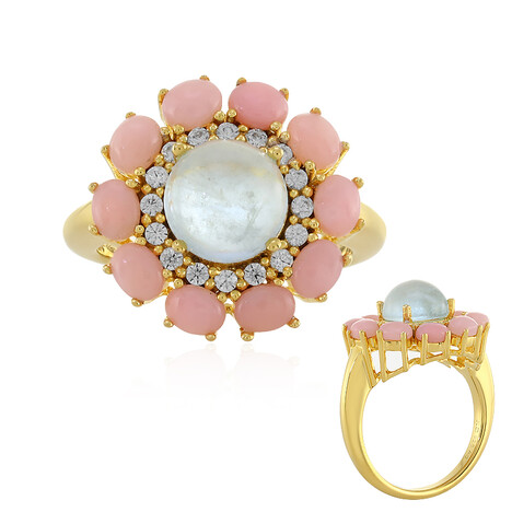 Brasilianischer Aquamarin-Silberring