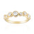 Gouden ring met een Diamant SI1 (G) (Annette)