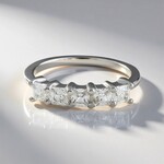 Anello in argento con Zircone
